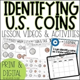 Identifying Coins Worksheets | Lesson Plans, Activity, War