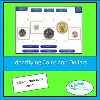 Preview of Identifying Coins and Dollars