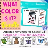 Identifying Color (What Color Is It?) Task Card BUNDLE for