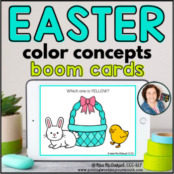 Preview of Identifying Colors for Easter | BOOM CARDS™
