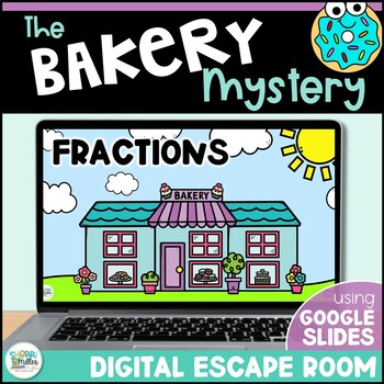 Preview of Identifying & Comparing Fractions Digital Math Escape Room – Like Denominators