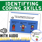 Identifying Coping Skills BOOM cards with AUDIO