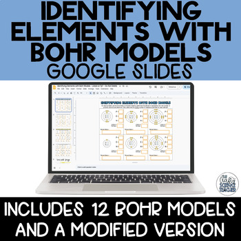 Preview of Identifying Elements with Bohr Models - Google Slides