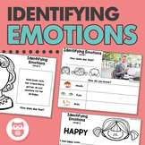 Identifying Emotions for Speech Therapy - Worksheets + an 