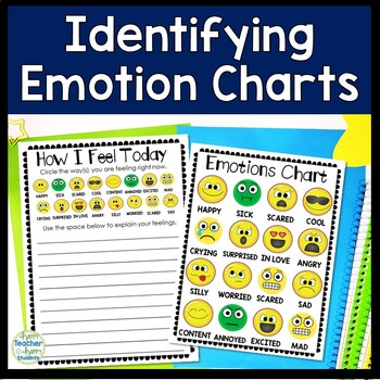 FREE Identifying Emotions Chart: Helps in Identifying Feeling and Emotions