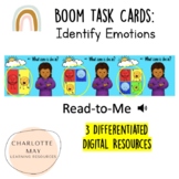 Identifying Emotions Differentiated Bundle : Boom Task Cards