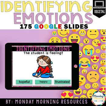Preview of Identifying Emotions Google Slides SEL Resource 