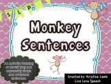 {Identifying & Expressing} Simple and Compound Monkey Sentences