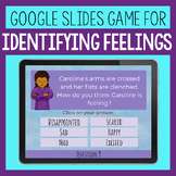 Identifying Feelings & Emotions Google Slides Game For Soc