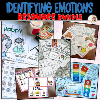Preview of Identifying Feelings Preschool and Elementary | Classroom Management Tools