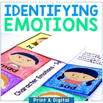 Preview of Identifying Feelings and Emotions Character Analysis Activities