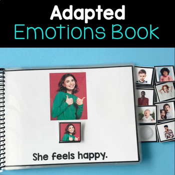 Preview of Identifying Feelings and Emotions Interactive Adaptive Special Education Book
