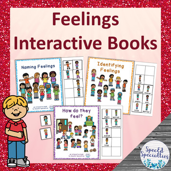 Preview of Identifying Feelings and Emotions Interactive Books