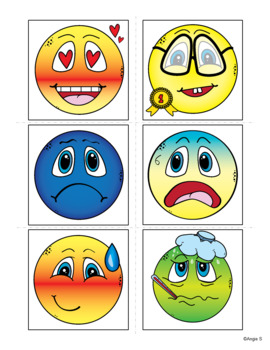 Identifying Feelings and Emotions Vocabulary Cards by Autism Journey ...