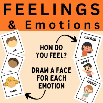 Identifying Feelings and Emotions for Kindergarten- thinking thoughts ...
