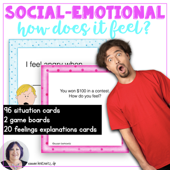 Preview of Social Emotional Identifying Feelings in Situations Telling How You Feel