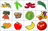 Identifying Foods and Meals Flash Cards + Vocabulary List 