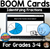 Identifying Fractions BOOM Deck for Grades 3-4: Set of 25 Cards