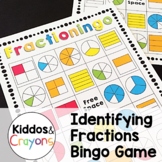 Identifying Fractions Bingo Game