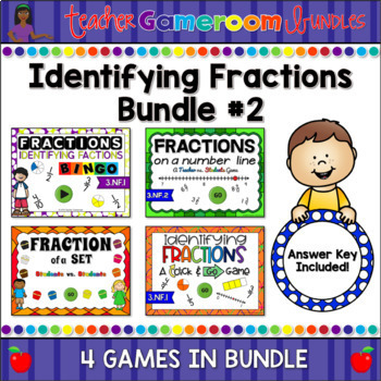 Preview of Identifying Fractions Bundle #2