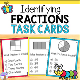 Identifying Fractions Task Cards Math Center