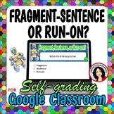 Identifying Fragments Sentences & Run-on Sentence Google C