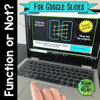 Preview of Identifying Functions Practice Activity for Google Slides