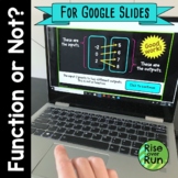 Identifying Functions Practice Activity for Google Slides