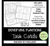 Identifying Functions Practice: Task Cards