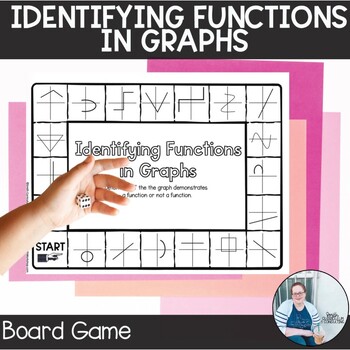 Preview of Identifying Functions in Graphs Board Game TEKS 8.5G Math Station Math Game