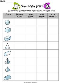 Identifying Geometry Worksheets by Fun's Not Just for Elementary