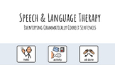 Identifying Grammatically Correct Sentences Speech Therapy
