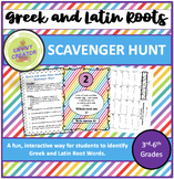 Identifying Greek and Latin Root Words Scavenger Hunt