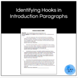 Identifying Hooks in Introduction Paragraphs Worksheet