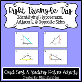 Identifying Hypotenuse, Adjacent, & Opposite Sides Card So