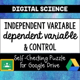 Identifying Independent & Dependent Variables Puzzle for G