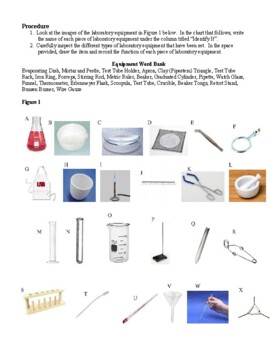 Identifying Laboratory Equipment Activity by Health and Science | TPT