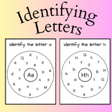 Identifying Letters, Uppercase and lowercase letters