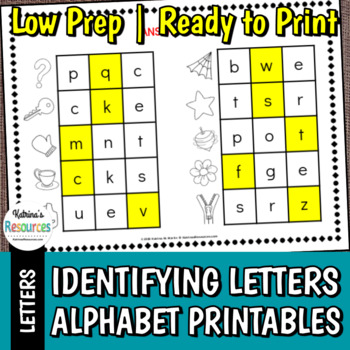 identifying letters and sounds alphabet printable activity