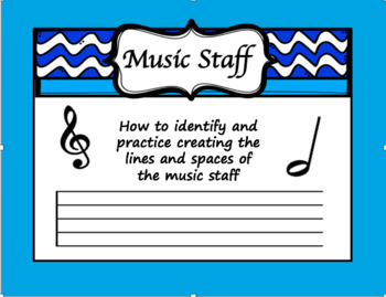 Preview of Identifying Lines & Spaces on a music staff