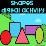 Identifying, Matching, Sorting Shapes - digital activity &