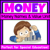Identifying Money Names & Value BUNDLE! Money Worksheets, Activities & Games! ⭐
