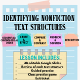 Identifying Nonfiction Text Structures: Middle School Nonf