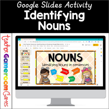 Preview of Identifying Nouns in Sentences Google Activity