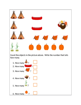 Preview of Identifying Number Values-Thanksgiving Theme