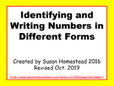 Identifying Numbers in Different Formats (Expanded, Standa