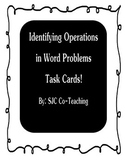 Identifying Operations in Word Problems Task Cards