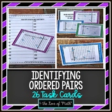 Identifying Ordered Pairs: 26 Task Cards