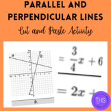 Identifying Parallel and Perpendicular Lines - Cut and Paste