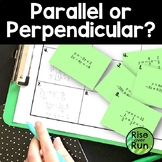 Identifying Parallel and Perpendicular Lines Task Card Pra